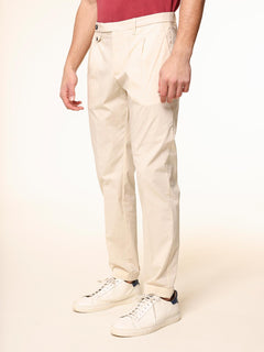 Pantaloni chino in nylon|Colore:Beige