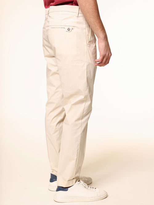 Pantaloni chino in nylon|Colore:Beige
