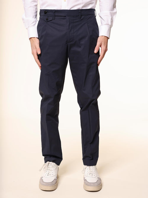 Pantaloni chino in nylon|Colore:Blu