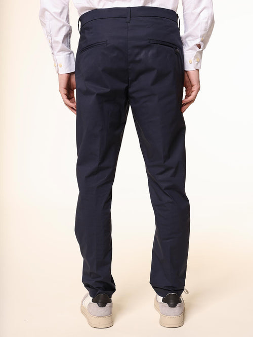 Pantaloni chino in nylon|Colore:Blu