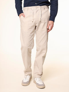 Pantaloni in misto lino|Colore:Sabbia
