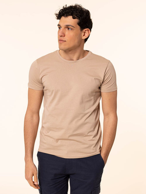 T-Shirt in cotone SUPIMA®|Colore:Beige