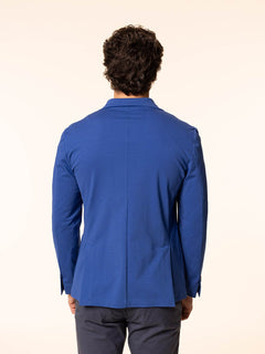 Giacca con bordi impuntura|Colore:Royal