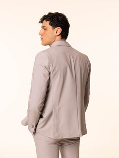 Giacca in tessuto misto|Colore:Grigio chiaro