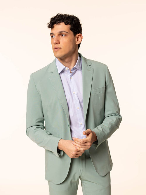 Giacca in tessuto misto|Colore:Verde