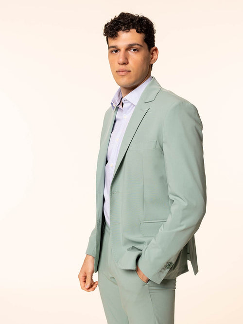 Giacca in tessuto misto|Colore:Verde