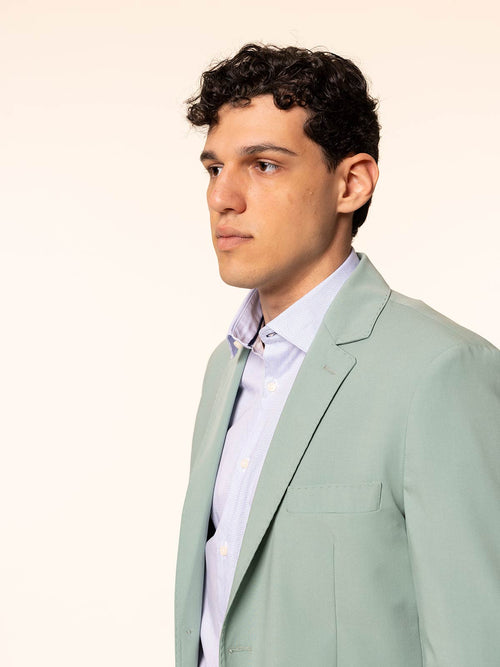 Giacca in tessuto misto|Colore:Verde
