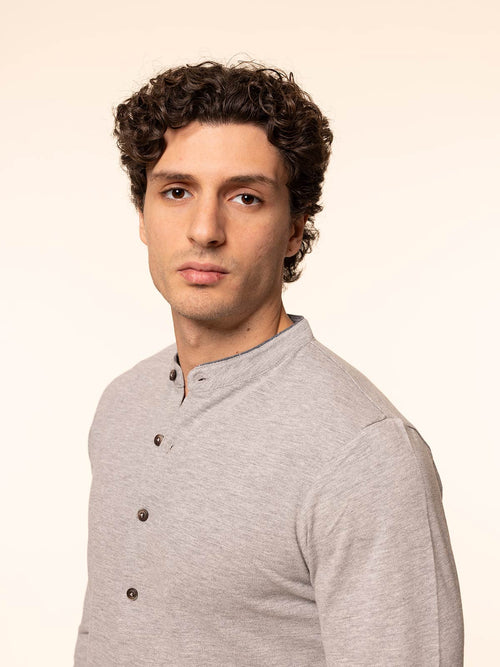 Polo Camicia|Colore:Grigio