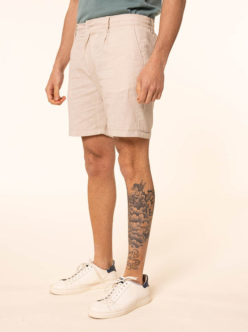 Bermuda lino cotone|Colore:Sabbia