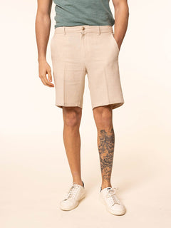 Bermuda lino cotone|Colore:Naturale