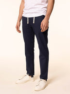 Pantaloni in misto lino|Colore:Blu