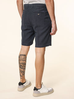 Bermuda lino cotone|Colore:Blu