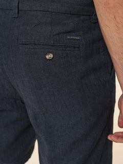 Bermuda lino cotone|Colore:Blu