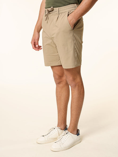 Bermuda in tessuto tecnico|Colore:Beige