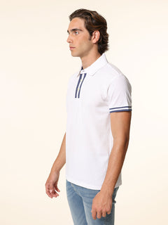 Polo 100% cotone|Colore:Bianco