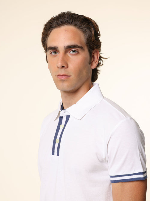 Polo 100% cotone|Colore:Bianco
