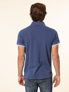 Polo 100% cotone|Colore:Blu