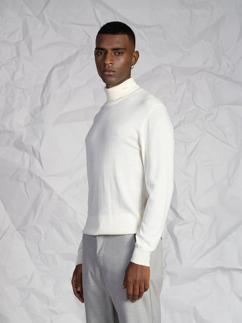 Maglia collo alto basic|Colore:Beige