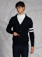 Cardigan con bottoni|Colore:Blu