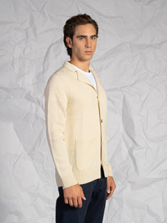 Cardigan con bottoni|Colore:Beige chiaro