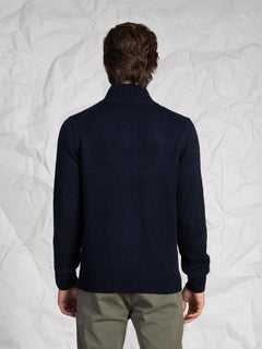 Cardigan con bottoni|Colore:Blu
