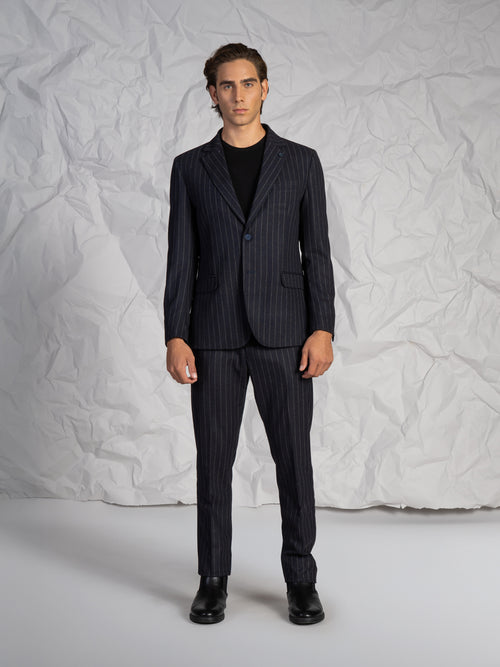 Abito a righe|Colore:Lavagna