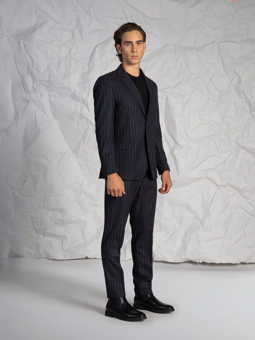 Abito a righe|Colore:Lavagna