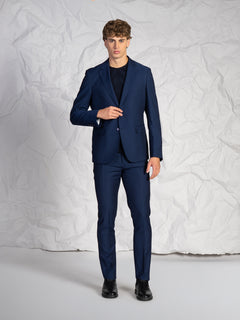 Abito tinta unita|Colore:Blu