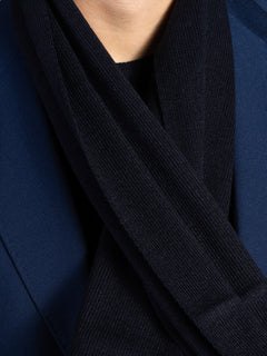 Sciarpa lavorazione liscia|Colore:Blu