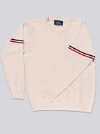 Maglia girocollo in viscosa|Colore:Panna