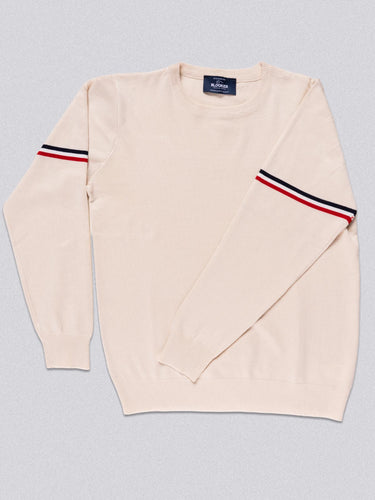 Maglia girocollo in viscosa|Colore:Panna