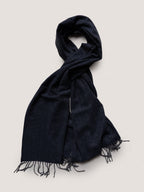 Sciarpa con frange|Colore:Blu