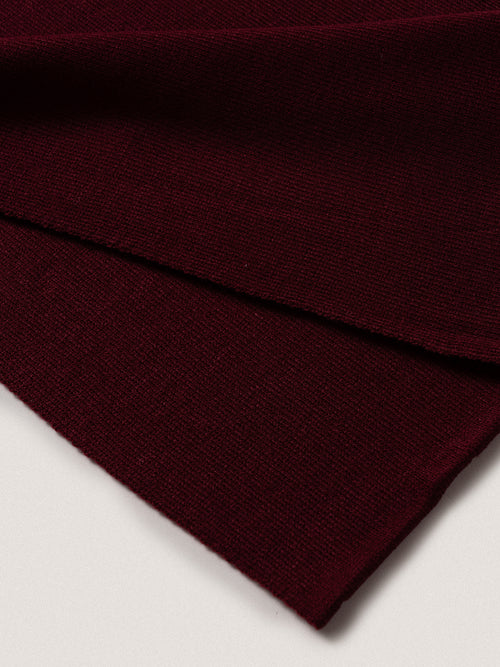 Sciarpa lavorazione liscia|Colore:Bordeaux