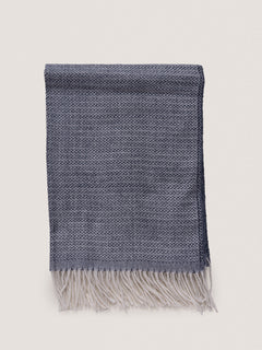 Sciarpa con frange|Colore:Blu