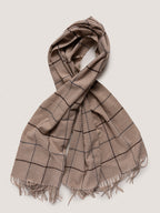 Sciarpa con frange|Colore:Beige