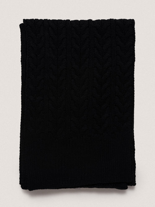 Sciarpa Jacquard|Colore:Nero