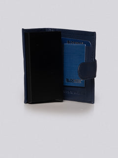 Portafoglio in pelle|Colore:Blu