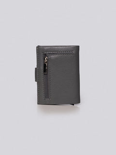 Portafoglio in pelle|Colore:Grigio
