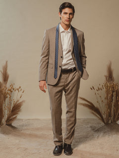 Abito uomo in tessuto misto|Colore:Beige