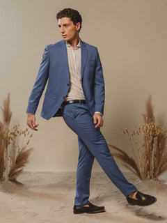 Abito uomo in tessuto misto|Colore:Blu