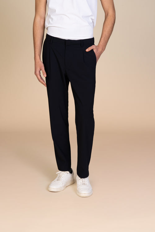 Pantaloni tessuto tecnico|Colore:Blu