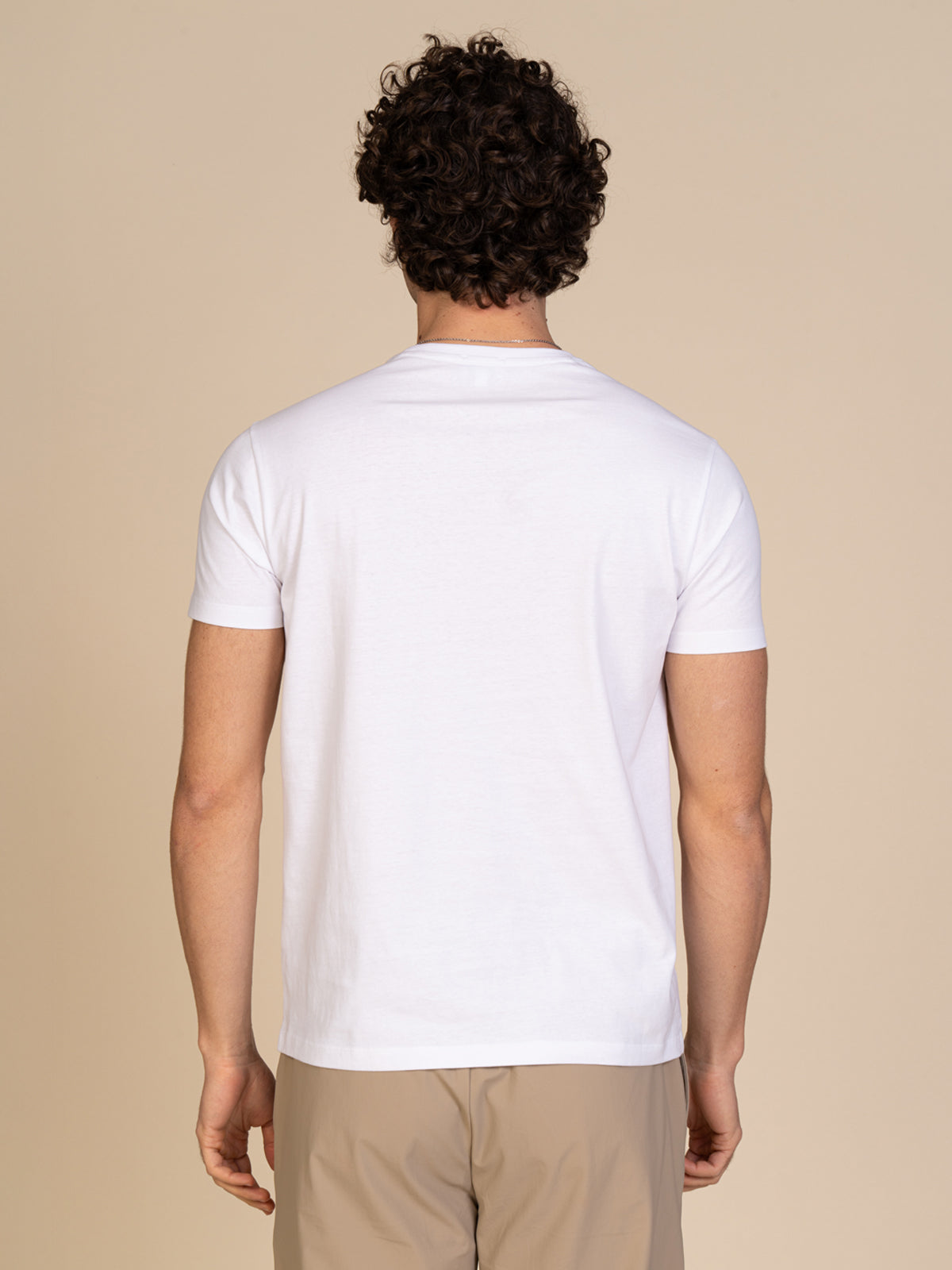T-Shirt con taschino|Colore:Bianco