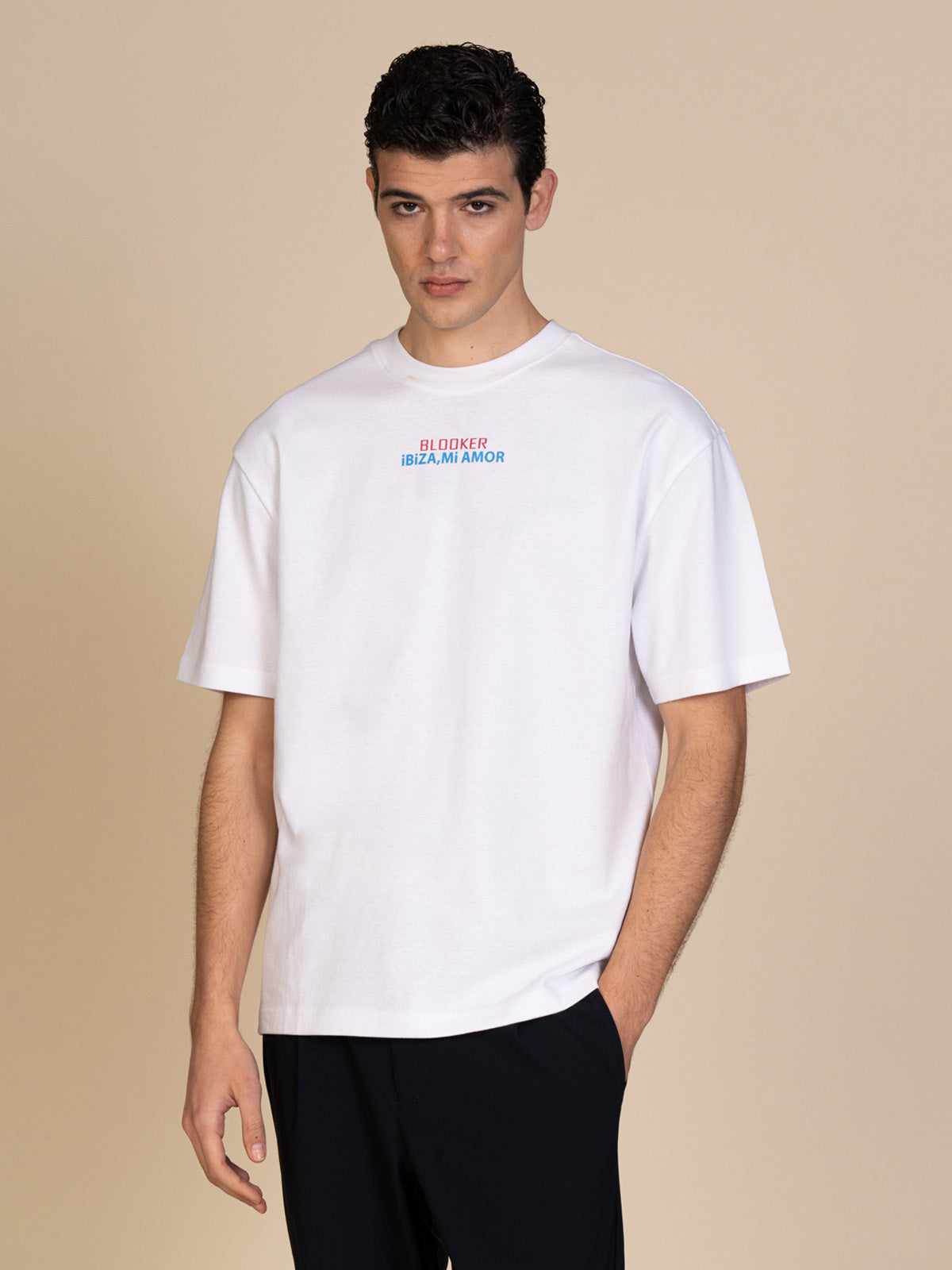T-Shirt con stampa|Colore:Bianco