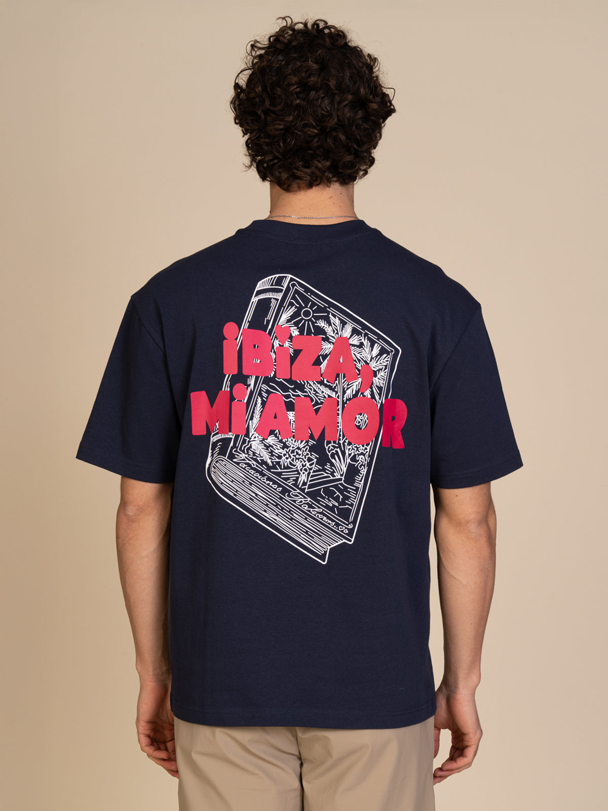 T-Shirt con stampa|Colore:Blu