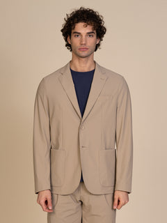 Giacca smart tessuto tecnico|Colore:Beige