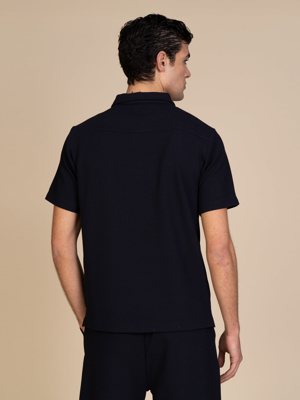 Camicia mezza manica |Colore:Blu