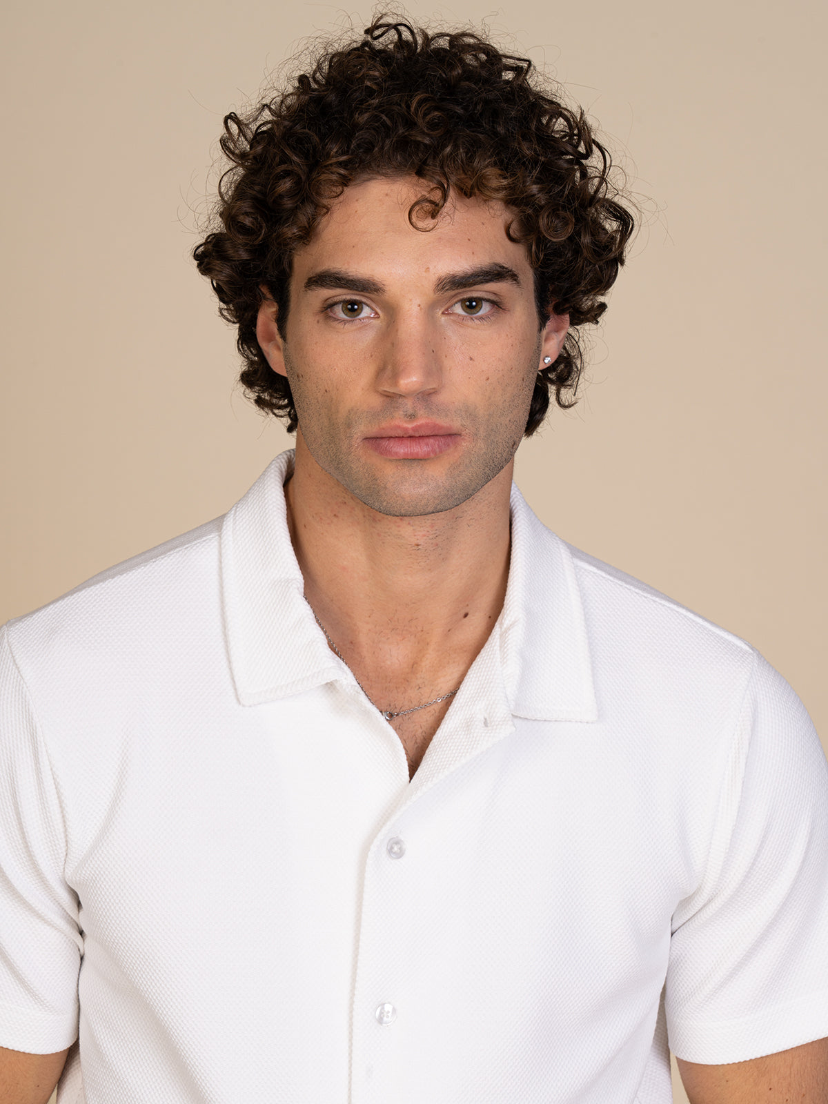 Camicia mezza manica |Colore:Bianco