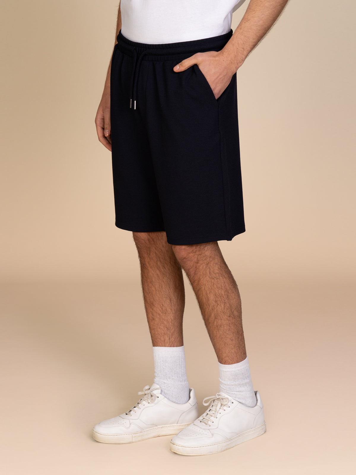 Bermuda in felpa|Colore:Blu