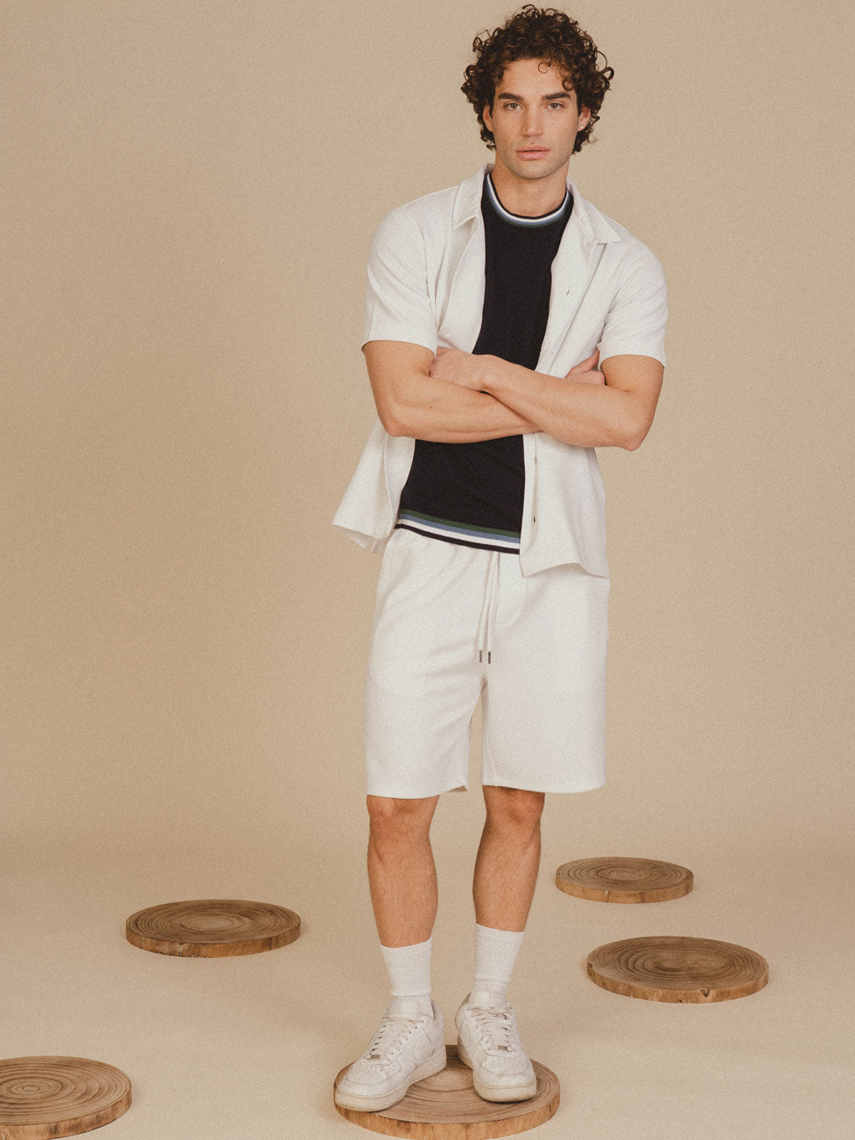 Camicia mezza manica |Colore:Bianco