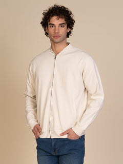 Felpa College|Colore:Panna